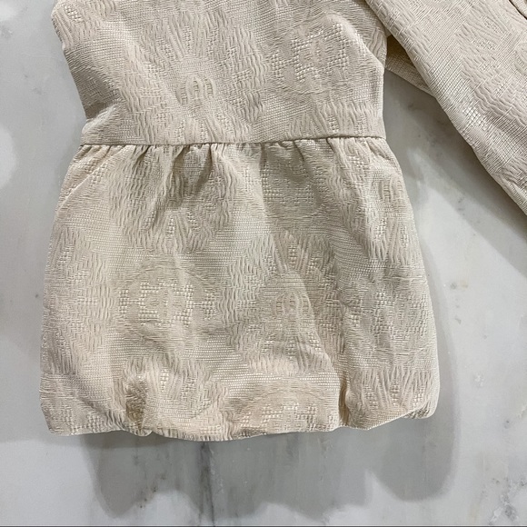 Puffy Sleeve Crop Jacket - Picture 12 of 15